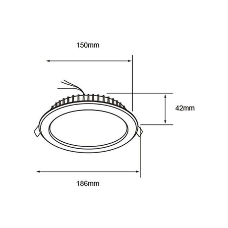 EMPOTRADO LED 24W 4000K BLANCO *** HAE ***