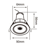 LÁMPARA EMPOTRABLE TECNOLITE NAOS I 5.5W LUZ BLANCA NEUTRA NO ATENUABLE ***TECNOLITE HAE***