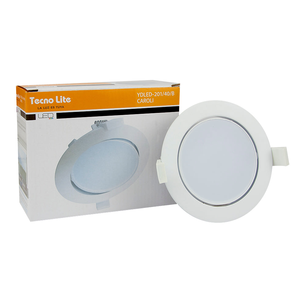 INT ACENTO EMP LED 8W 100-240V 4000K 500LM ***TECNOLITE HAE***