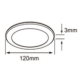 LAMPARA DE INTERIOR LED PARA EMPOTRAR 6 W LUZ CALIDA BRILLANTE