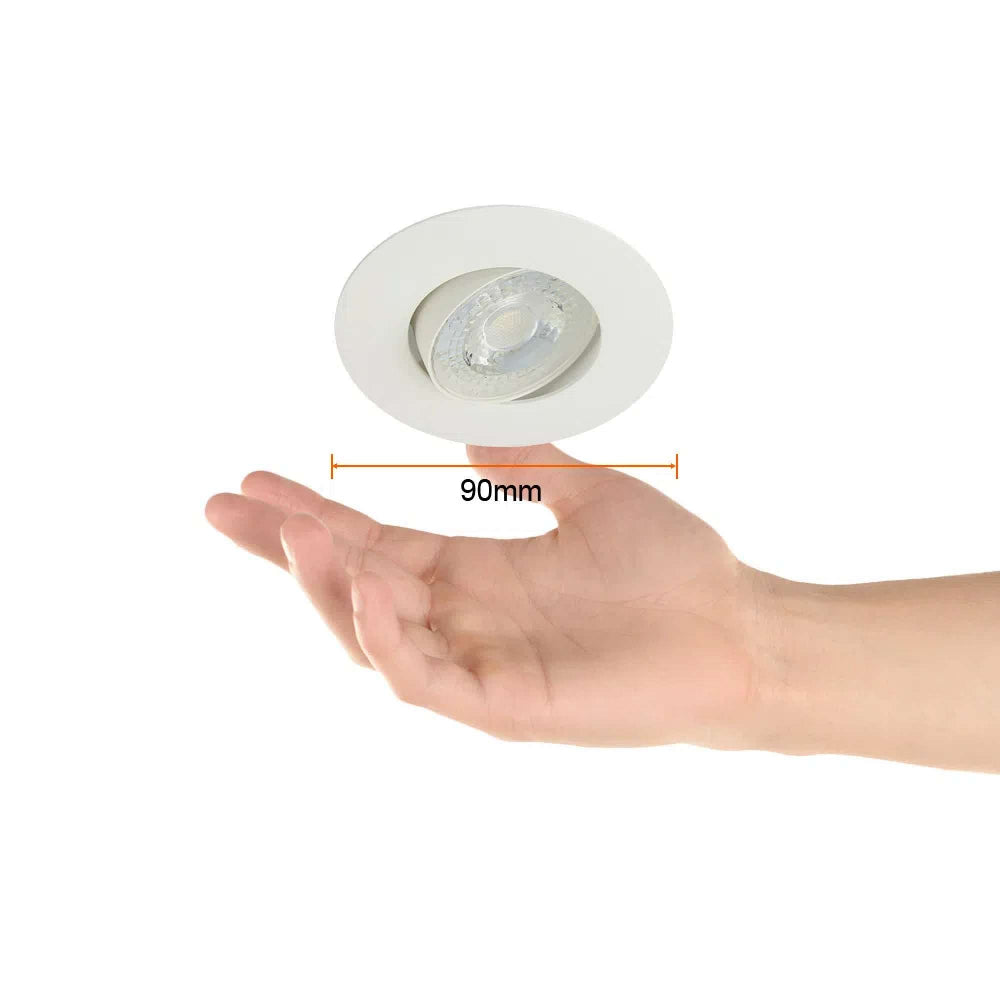 LAMPARA EMPOTRABLE DOWNLIGHT LED 3.5 W LUZ CALIDA BRILLANTE NO ATENUABLE