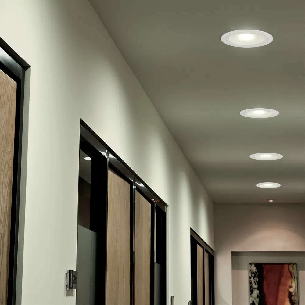 LAMPARA EMPOTRABLE DOWNLIGHT POTENCIA MAX. 6 W BASE GX5.3 FOCO MR16 NO INCLUIDO