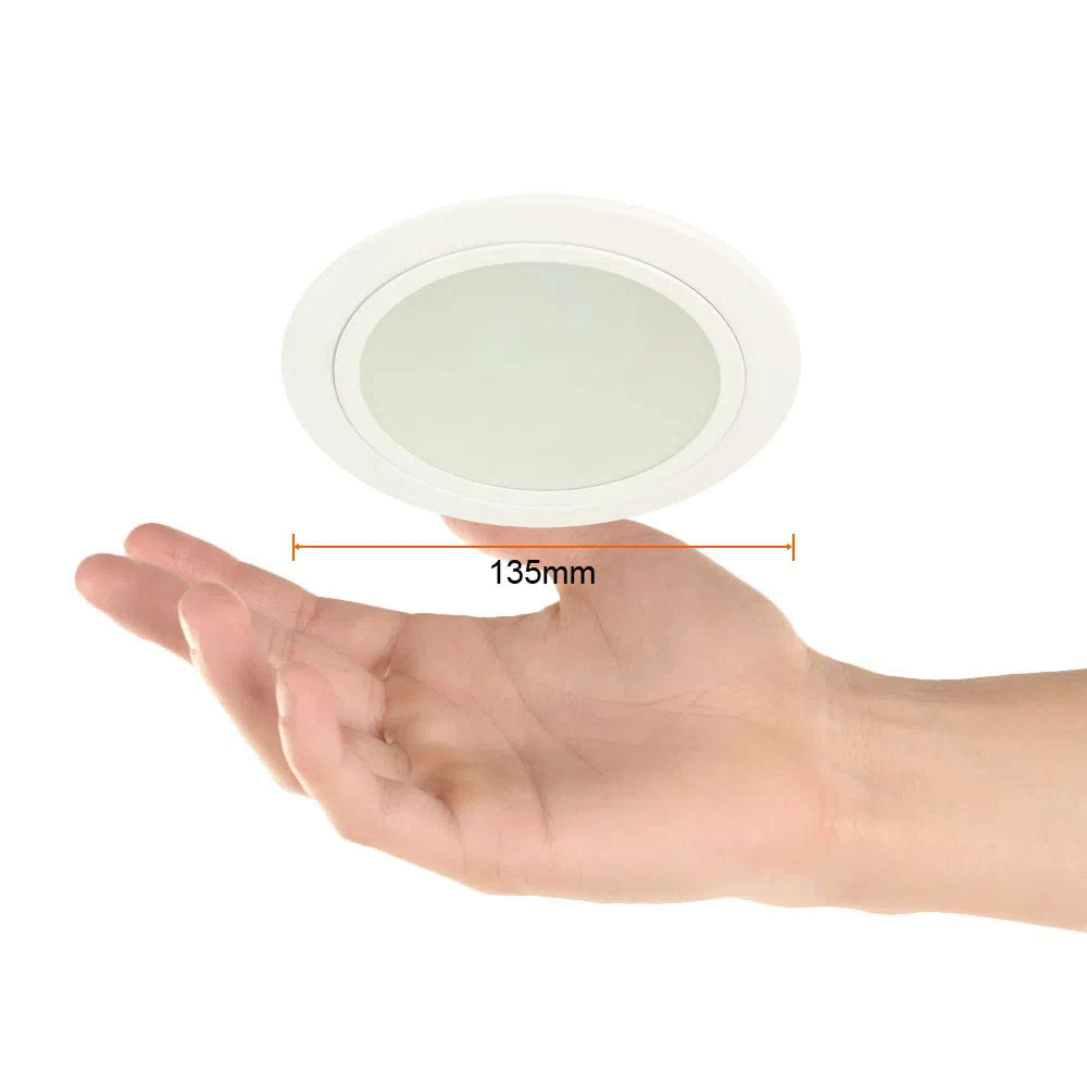 LAMPARA EMPOTRABLE DOWNLIGHT POTENCIA MAX. 6 W BASE GX5.3 FOCO MR16 NO INCLUIDO