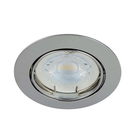LAMPARA EMPOTRABLE DOWNLIGHT DIRIGIBLE POTENCIA MAX. 6 W BASE GX5.3 FOCO MR16 NO INCLUIDO YD-330/CR