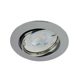 LAMPARA EMPOTRABLE DOWNLIGHT DIRIGIBLE POTENCIA MAX. 6 W BASE GX5.3 FOCO MR16 NO INCLUIDO YD-330/CR