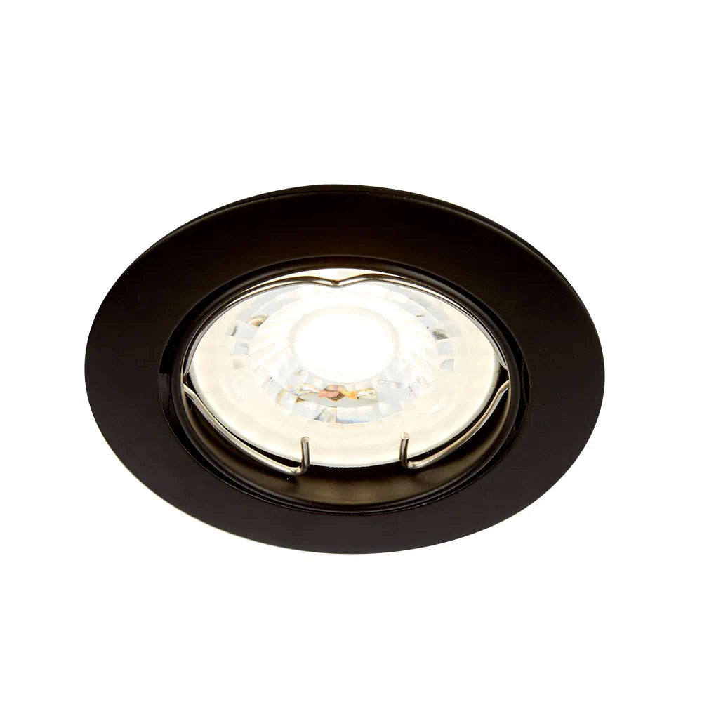 LAMPARA EMPOTRABLE DOWNLIGHT DIRIGIBLE POTENCIA MAX. 6 W BASE GX5.3 FOCO MR16 NO INCLUIDO YD-330/N *** OFRECER 46617 ***