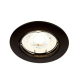 LAMPARA EMPOTRABLE DOWNLIGHT DIRIGIBLE POTENCIA MAX. 6 W BASE GX5.3 FOCO MR16 NO INCLUIDO YD-330/N *** OFRECER 46617 ***