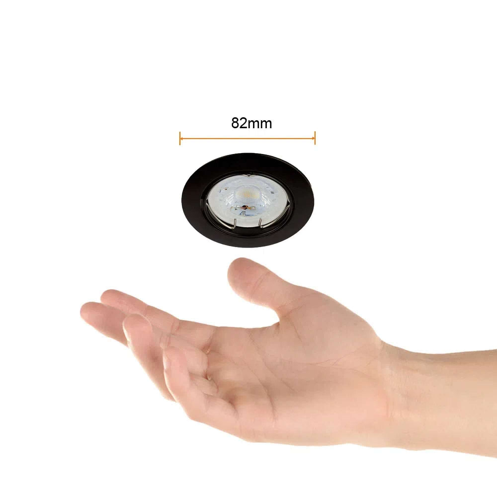 LAMPARA EMPOTRABLE DOWNLIGHT DIRIGIBLE POTENCIA MAX. 6 W BASE GX5.3 FOCO MR16 NO INCLUIDO YD-330/N *** OFRECER 46617 ***