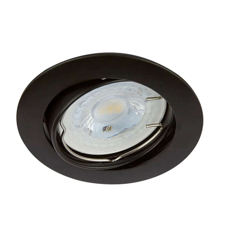 LAMPARA EMPOTRABLE DOWNLIGHT DIRIGIBLE POTENCIA MAX. 6 W BASE GX5.3 FOCO MR16 NO INCLUIDO YD-330/N *** OFRECER 46617 ***