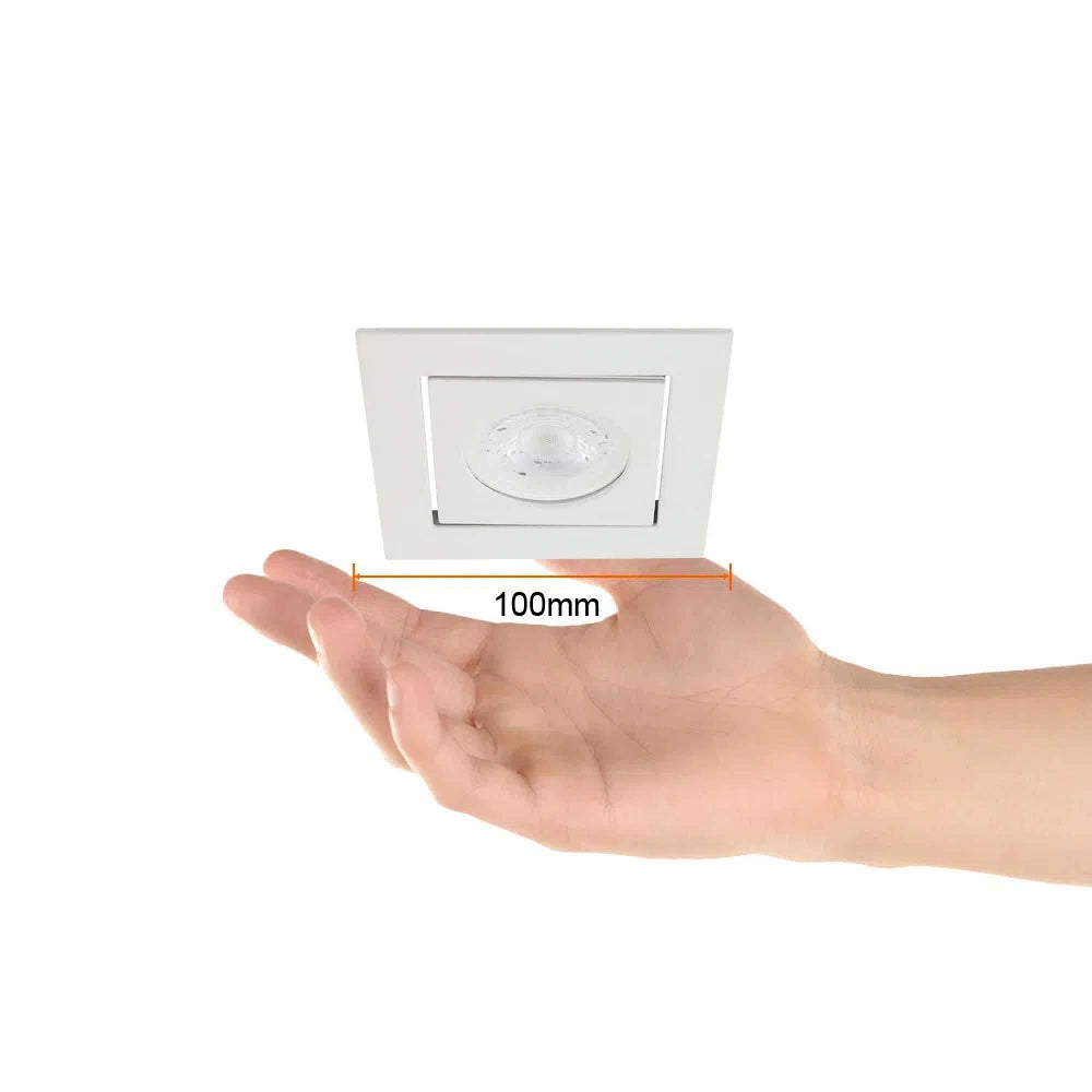 LAMPARA EMPOTRABLE DOWNLIGHT RETRACTIL POTENCIA MAX. 6 W BASE GX5.3 FOCO MR16 NO INCLUIDO