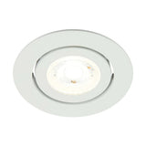 LAMPARA EMPOTRABLE DOWNLIGHT DIRIGIBLE POTENCIA MAX. 50 W BASE GX5.3 FOCO MR16 NO INCLUIDO YD-341/B
