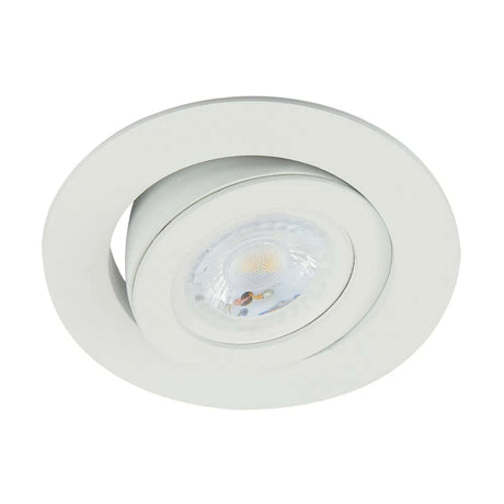 LAMPARA EMPOTRABLE DOWNLIGHT DIRIGIBLE POTENCIA MAX. 50 W BASE GX5.3 FOCO MR16 NO INCLUIDO YD-341/B