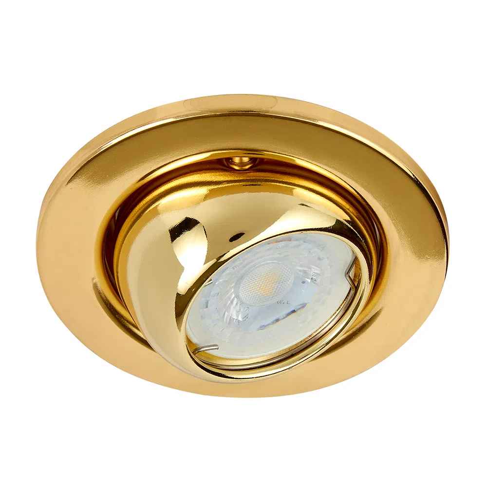 LAMPARA EMPOTRABLE DOWNLIGHT DIRIGIBLE POTENCIA MAX. 6 W BASE GX5.3 FOCO MR16 NO INCLUIDO YD-345/O