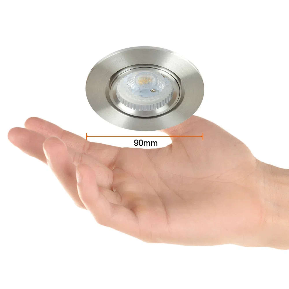 LAMPARA EMPOTRABLE DOWNLIGHT BASE GX5.3 YD-610/AL