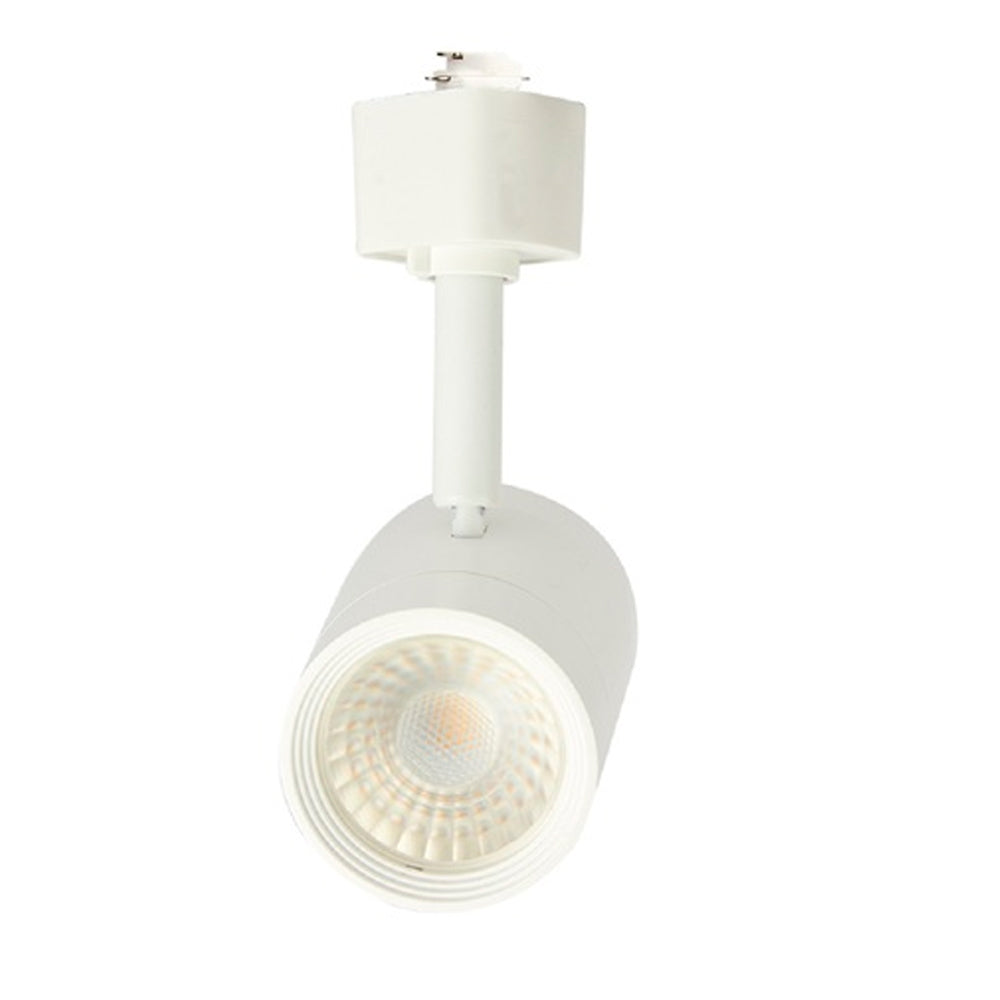 SPOT DE RIEL LED HALLEY TECNOLITE DIRIGIBLE 7.5W LUZ SUAVE CÁLIDA LED INTEGRADO BLANCO