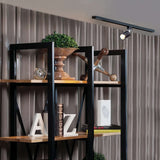 LÁMPARA DE INTERIOR LED TECNOLITE BOYERO SPOT DE RIEL 12W LUZ SUAVE CÁLIDA NEGRO
