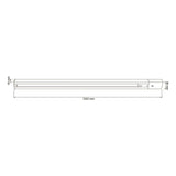 RIEL PARA LÁMPARA TECNOLITE SPOT DOS METRO BLANCO *** OFRECER 1005-000 ***