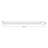 RIEL PARA LÁMPARA TECNOLITE SPOT DOS METRO BLANCO *** OFRECER 1005-000 ***
