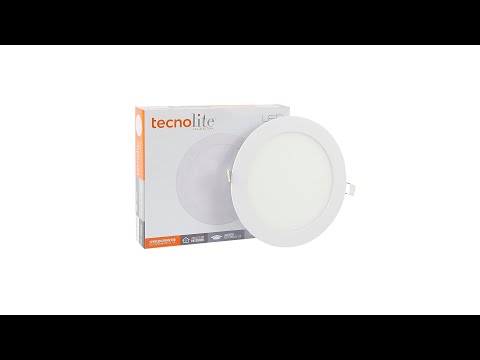 LÁMPARA DE INTERIOR EMPOTRABLE BUCARAMANGA VII TECNOLITE NO ATENUABLE 12W LED INTEGRADO LUZ BLANCA NEUTRA