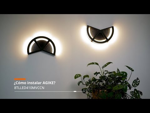 LUMINARIO INT MURO LED 8W CCT NEGRO
