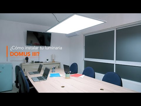 PANEL LED DOMUS III TECNOLITE PARA SUSPENDER O EMPOTRAR 60W LUZ BLANCA NEUTRA LED INTEGRADO
