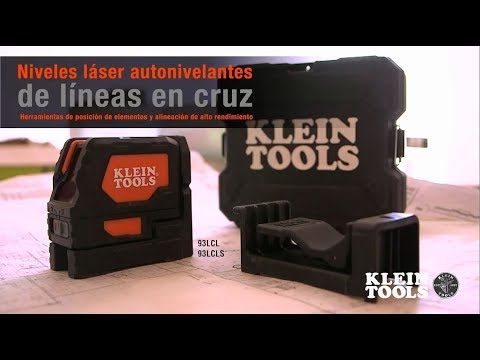 NIVEL LASER AUTONIVELANTE CON NIVEL DE LINEAS EN CRUZ ROJAS Y PUNTO DE PLOMADA ROJO KLEIN TOOLS