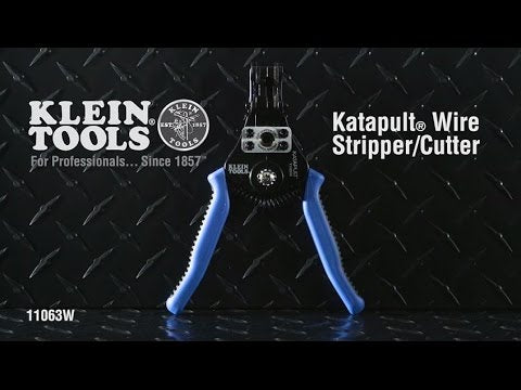 PINZA PELACABLES Y CORTADORA KATAPULT PARA CABLE SOLIDO Y TRENZADO KLEIN TOOLS