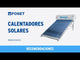 CALENTADOR DE AGUA SOLAR 180 LITROS 4 A 5 PERSONAS MCA TRUPER FOSET