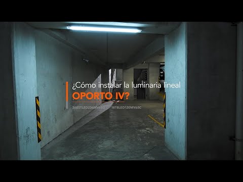 LÁMPARA DE INTERIOR LED TECNOLITE OPORTO II PARA SOBREPONER A PRUEBA DE VAPOR 32W LUZ DE DÍA BASE G5