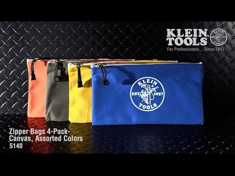 JGO DE 4 BOLSAS DE LONA CON CREMALLERA