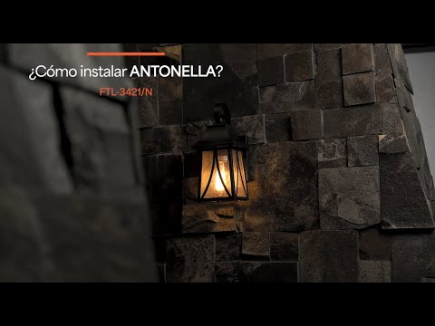 FAROL DE EXTERIOR ANTONELLA TECNOLITE PARA SOBREPONER 26W BASE E27