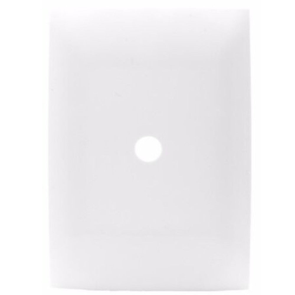 PLACA PASACABLE BLANCA LEVITON