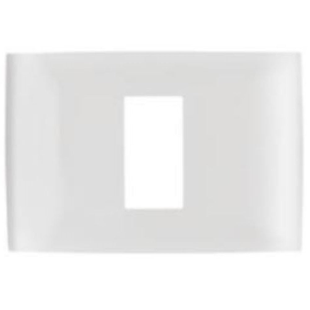 PLACA UN MODULO BLANCO LEVITON