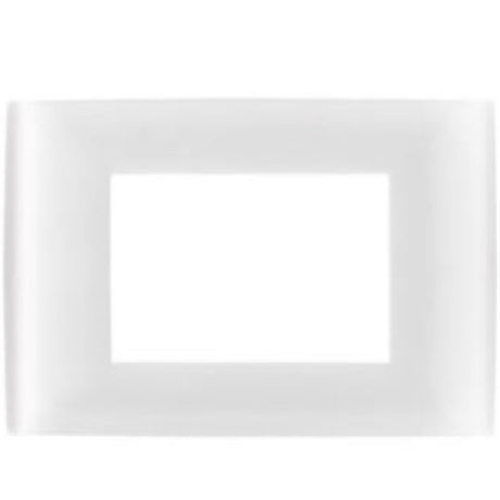 PLACA TRES MODULOS BLANCA LEVITON