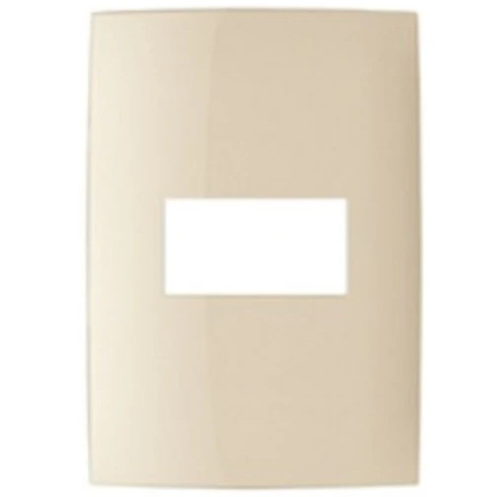 PLACA 1 MODULO MARFIL LEVITON