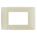 PLACA 3 MODULOS MARFIL LEVITON