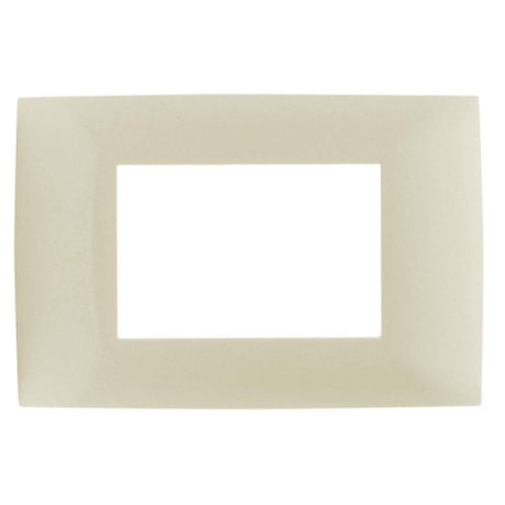 PLACA 3 MODULOS MARFIL LEVITON