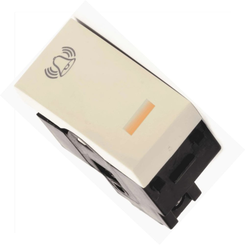 PULSADOR CON SIMBOLO ILUMINADO 10A. MARFIL LEVITON