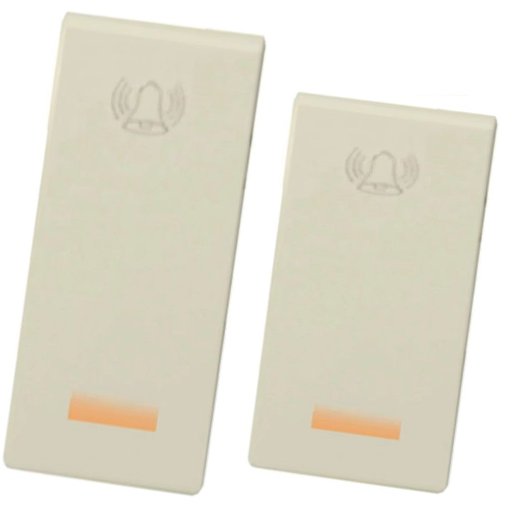 PULSADOR CON SIMBOLO ILUMINADO 10A. MARFIL LEVITON