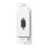 DECORA INSER  PLACA DE PARED HDMI COLOR BLANCO.