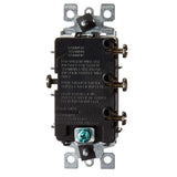 INTERRUPTOR TRIPLE 15A-120V DECORA NEGRO (NO INCLUYE PLACA)