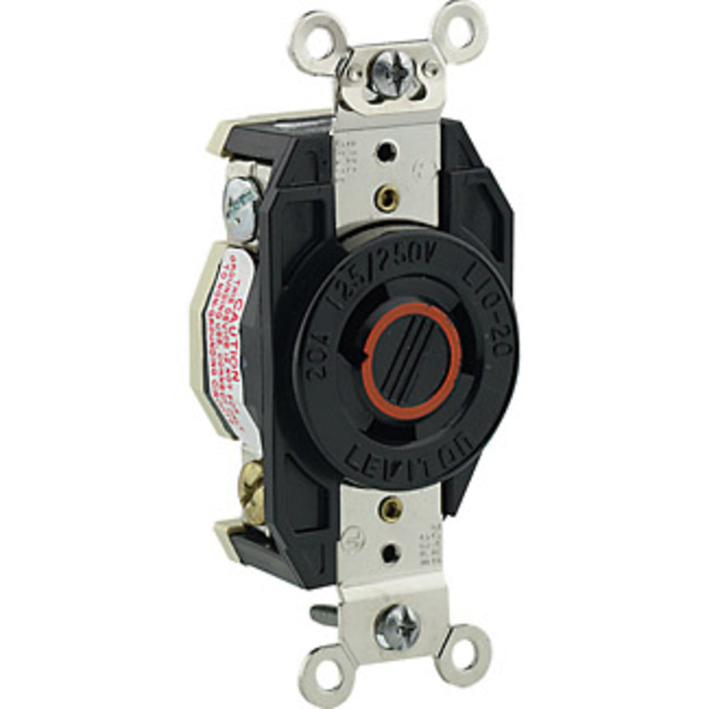 CONTACTO INDUSTRIAL FIJO 3P-3H 20A/125-250V. *** OFRECER 7310 *** LEVITON
