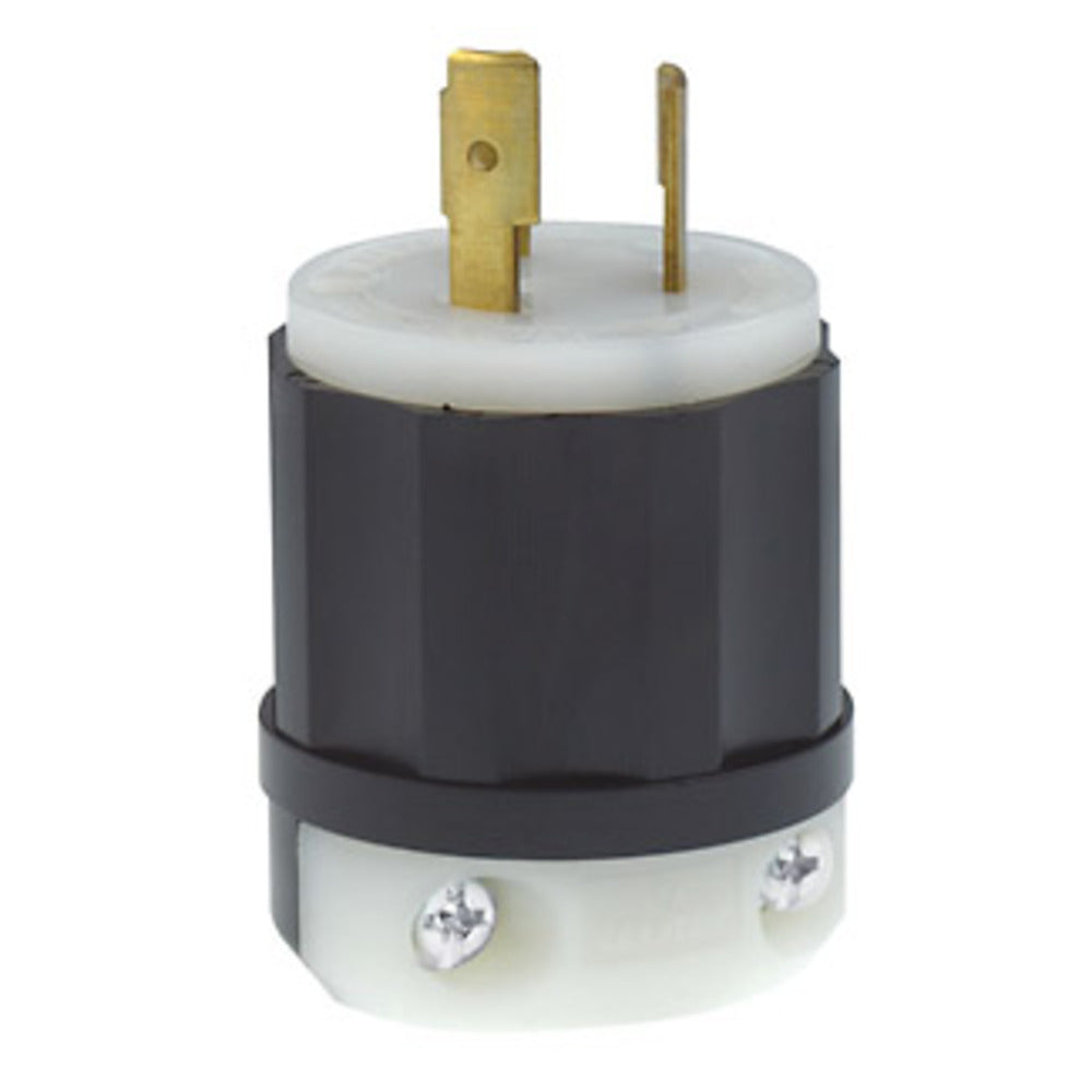 CLAVIJA INDUSTRIAL MEDIA VUELTA 3P-3H 20A/125-250V. *** OFRECER 7311-SS *** LEVITON