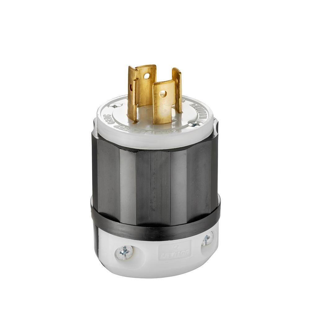 CLAVIJA INDUSTRIAL MEDIA VUELTA 4P-4H 20A/120-208V. LEVITON