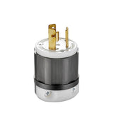 CLAVIJA INDUSTRIAL MEDIA VUELTA 2P-3H 30A/250V. *** OFRECER AHL630P O HBL2621 O L630-P *** LEVITON