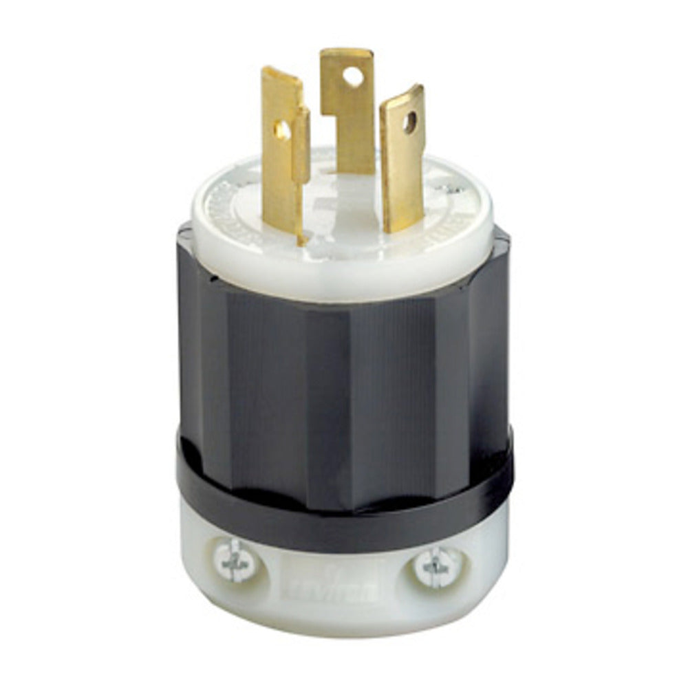 CLAVIJA INDUSTRIAL MEDIA VUELTA 2P-3H 30A/277V. LEVITON