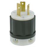 CLAVIJA INDUSTRIAL MEDIA VUELTA 2P-3H 30A/480V.  LEVITON *** OFRECER HBL2641 ***