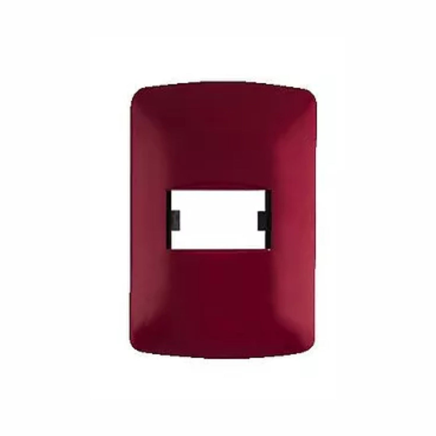 PLACA 1 MODULO PULIDO ROJO TERRACOTA LEVITON