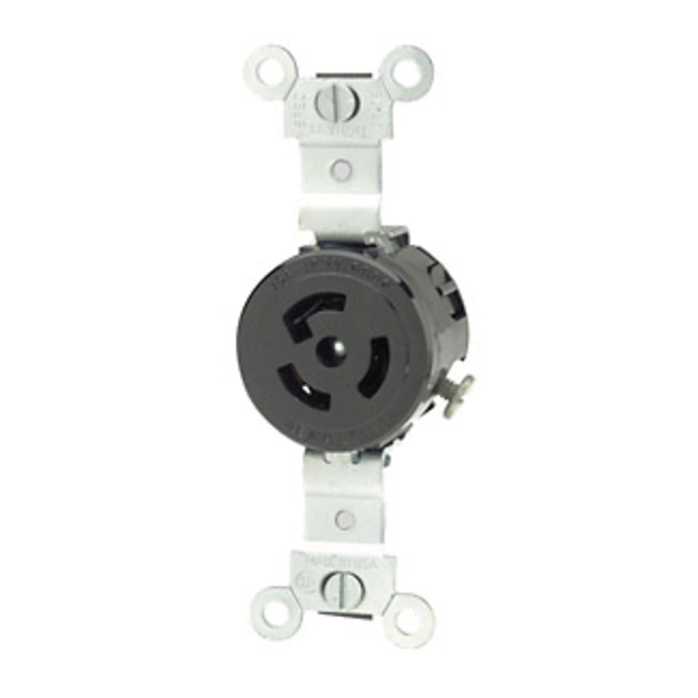 CONTACTO INDUSTRIAL FIJO 2P-3H 15A/125V. *** OFRECER HBL4710 O CWL515R *** LEVITON