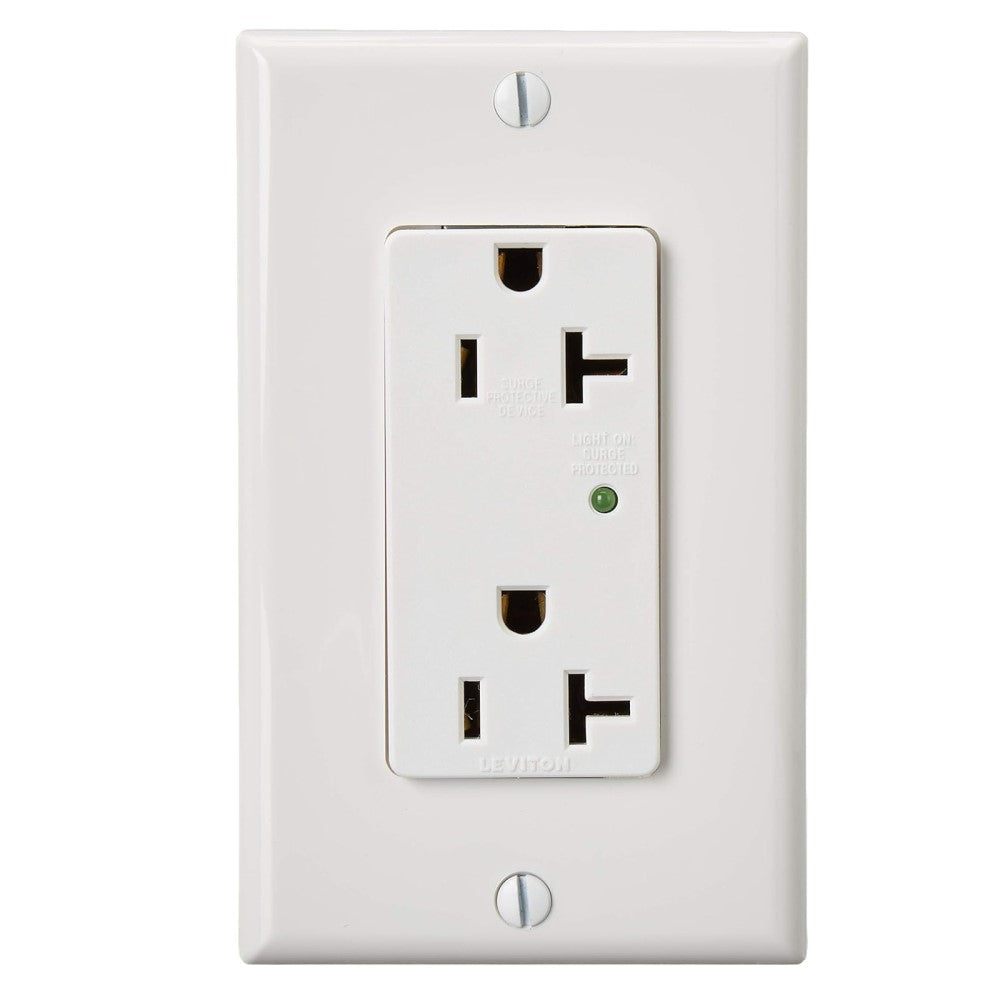 CONTACTO DUPLEX SUPRESOR DE PICOS 15A/125V  BLANCO 05280-00W